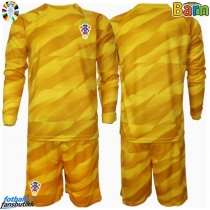 Kroatia Keeper Hjemmedraktsett Barn EM 2024 Langermet (+ Korte bukser)